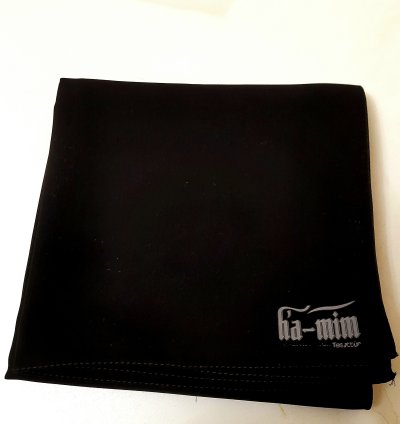 MEDİNE İPEĞİ BAŞÖRTÜSÜ 110*110 cm / SİYAH